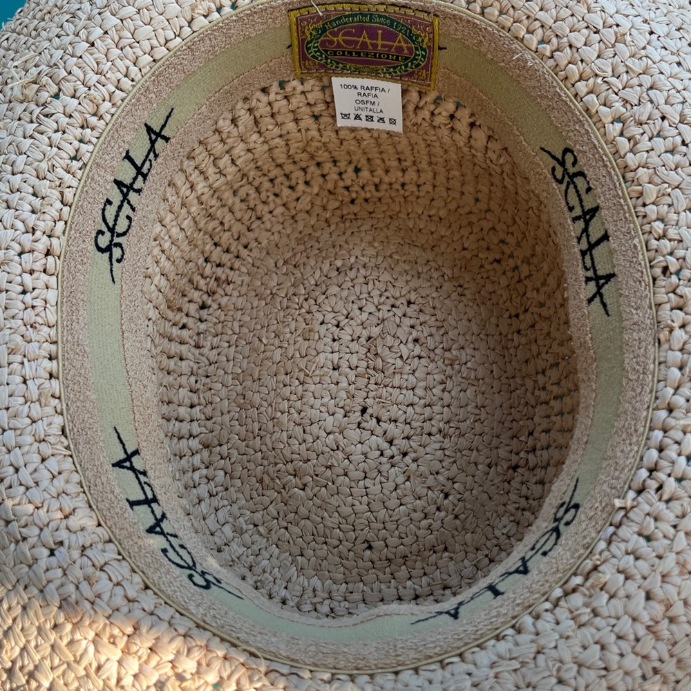 Scala Crochet 100% Raffia Hat - Picture 3 of 5